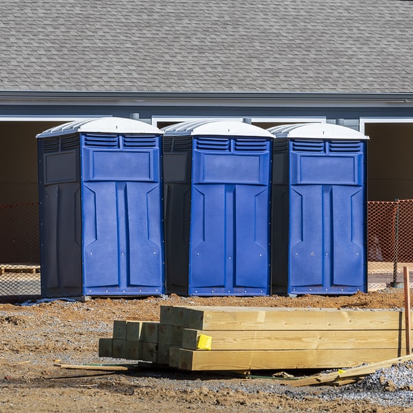 are there any restrictions on where i can place the portable restrooms during my rental period in Belle Fourche SD